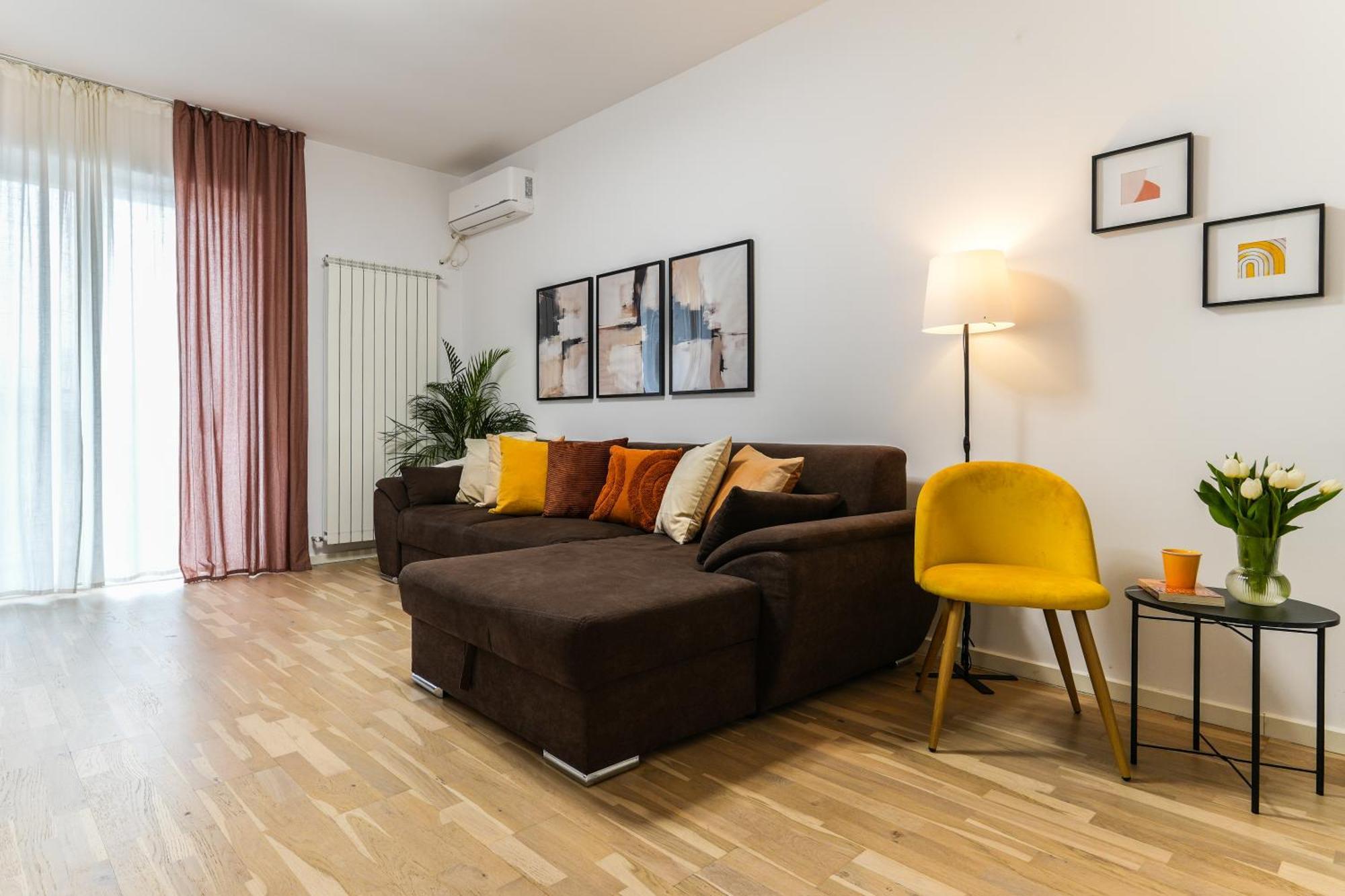 Amalia - Quiet 1Br Apartment With Parking & Wi-Fi 布加勒斯特 外观 照片