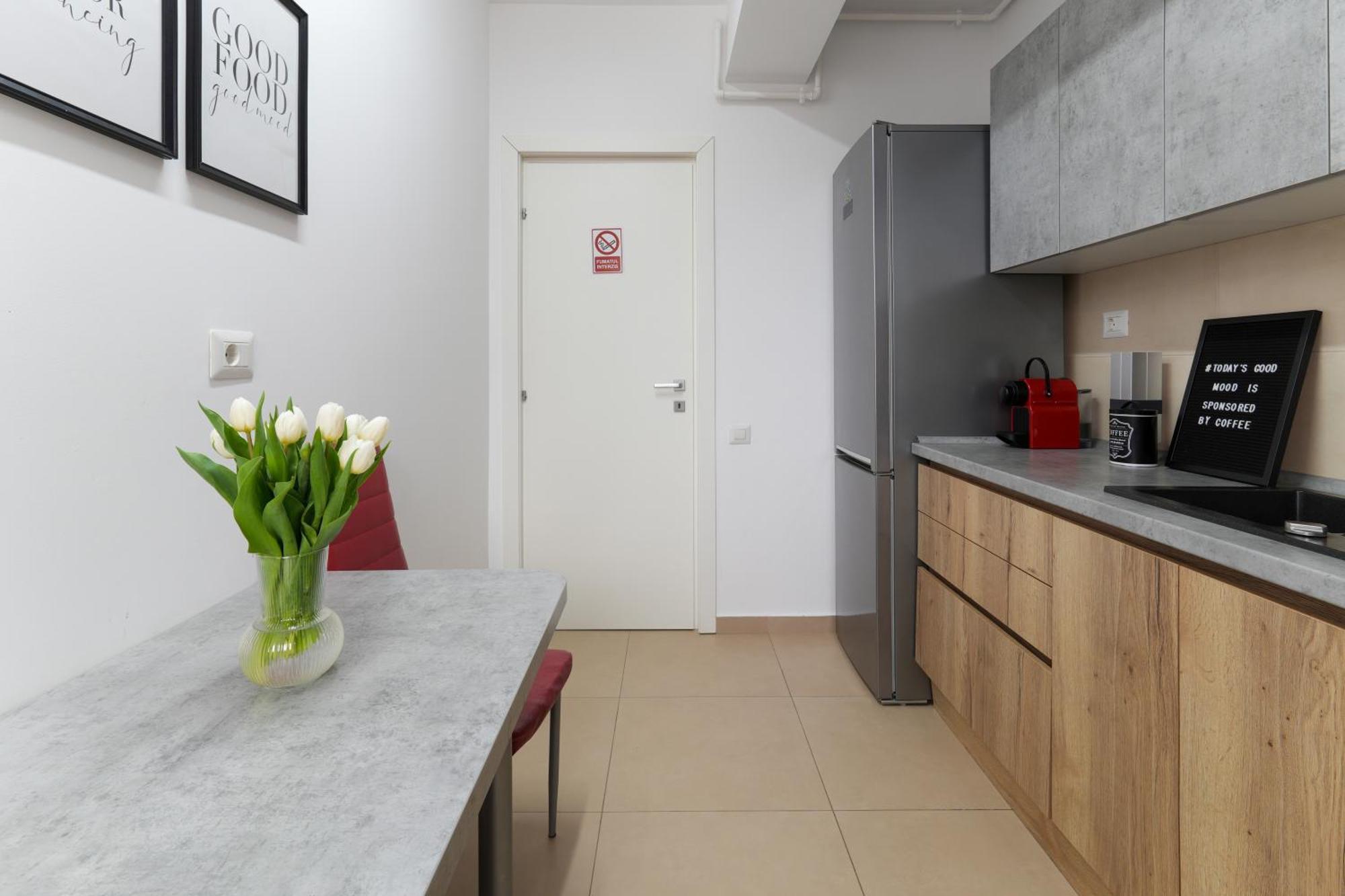 Amalia - Quiet 1Br Apartment With Parking & Wi-Fi 布加勒斯特 外观 照片